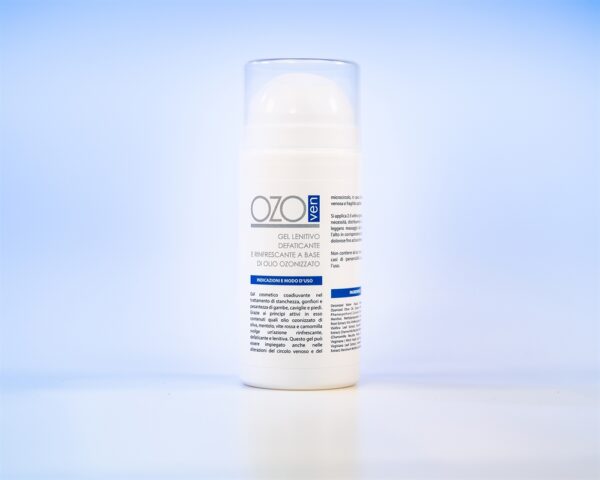 OZOVEN - Gel all'ozono rinfrescante e lenitivo contro il gonfiore di gambe, caviglie, piedi - 100 ml