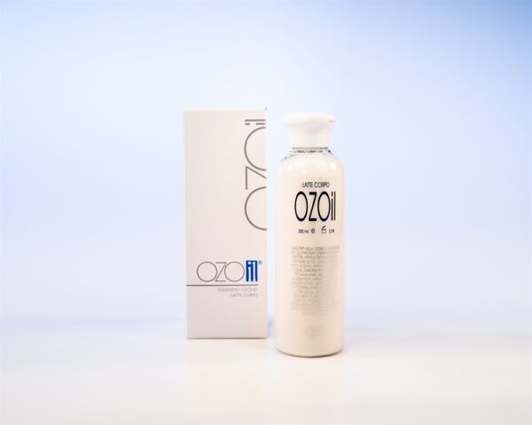 OZOIL - Latte corpo all'ozono idratante, emolliente, levigante, drenante per una pelle setosa, rivitalizzata e idratata - 200 ml